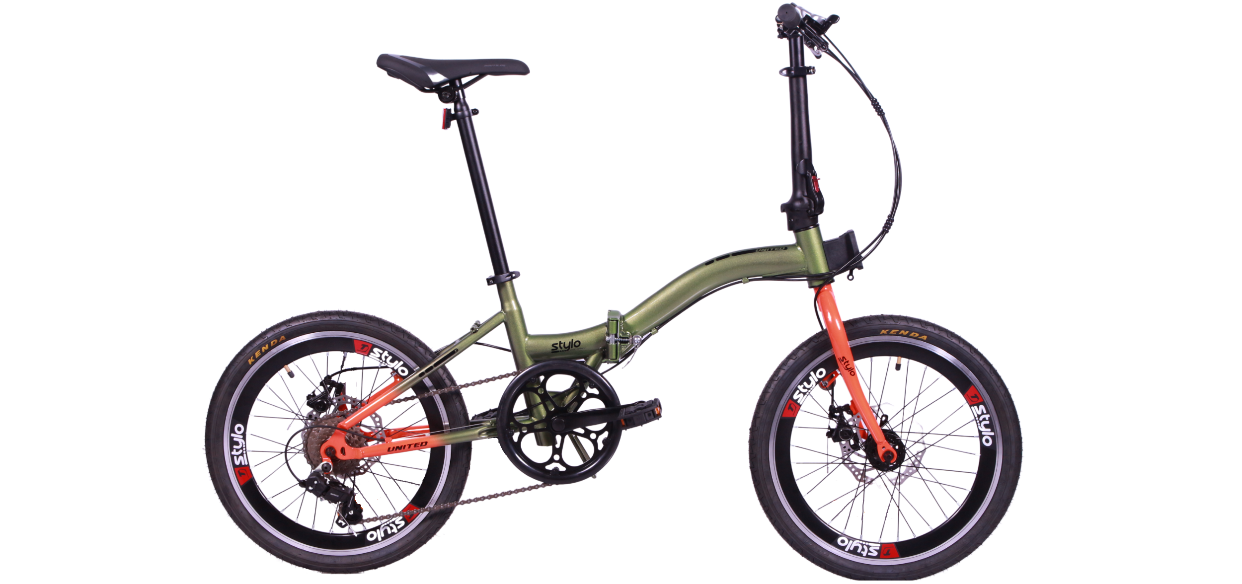 STYLO SPORT (DISC) 20" :: Green-Orange