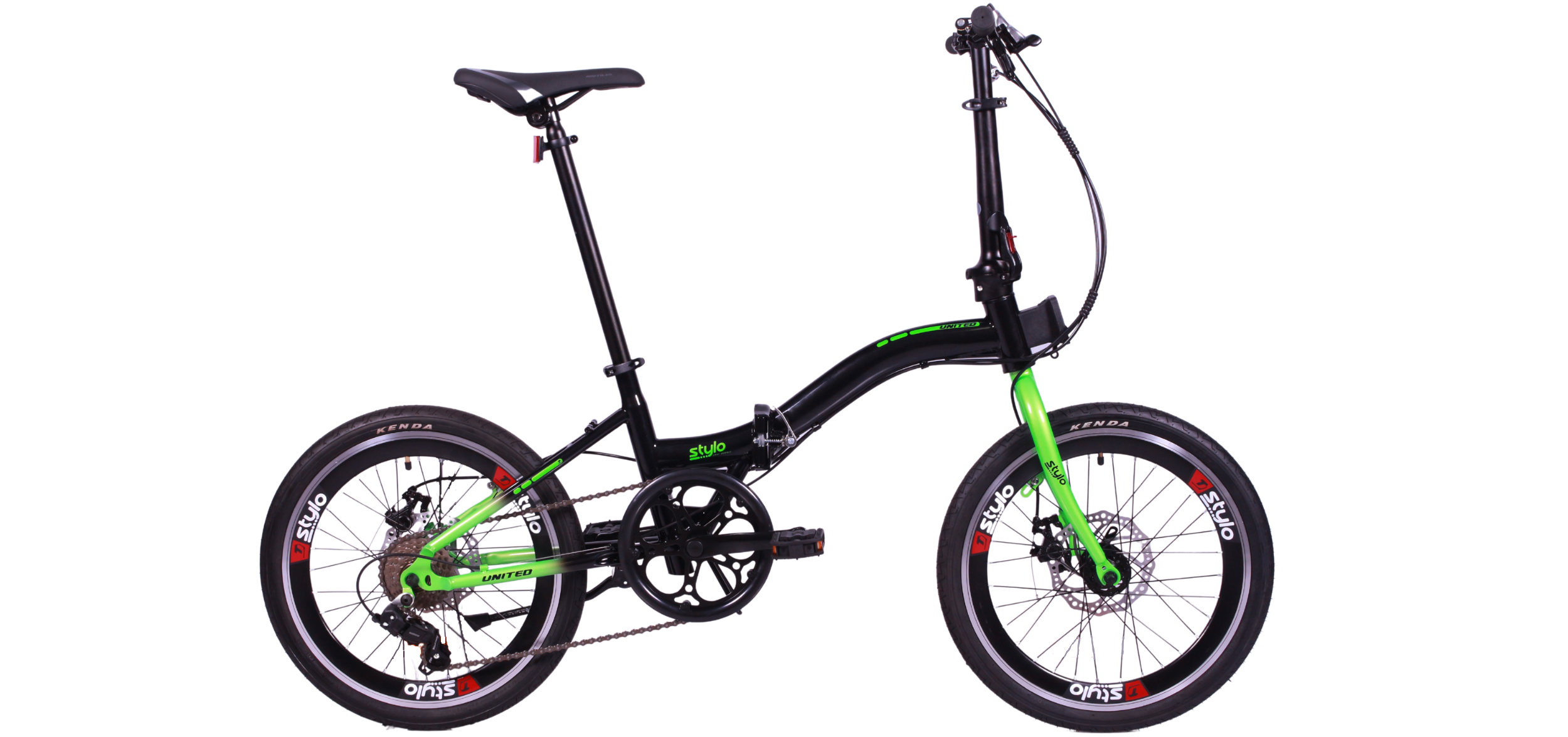 STYLO SPORT (DISC) 20" :: Black-Green