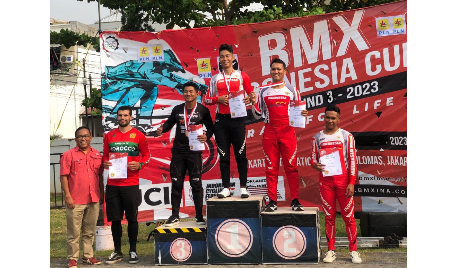 Bagus Saputra Peringkat 2 di BMX Indonesia Cup 2023