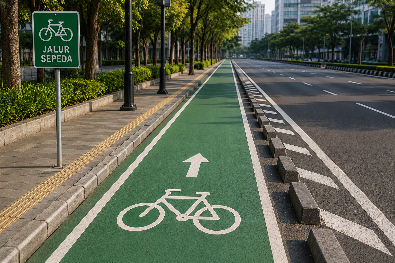 Kenalan dengan Jalur Sepeda: Ruang Aman untuk Bersepeda di Jalan Raya