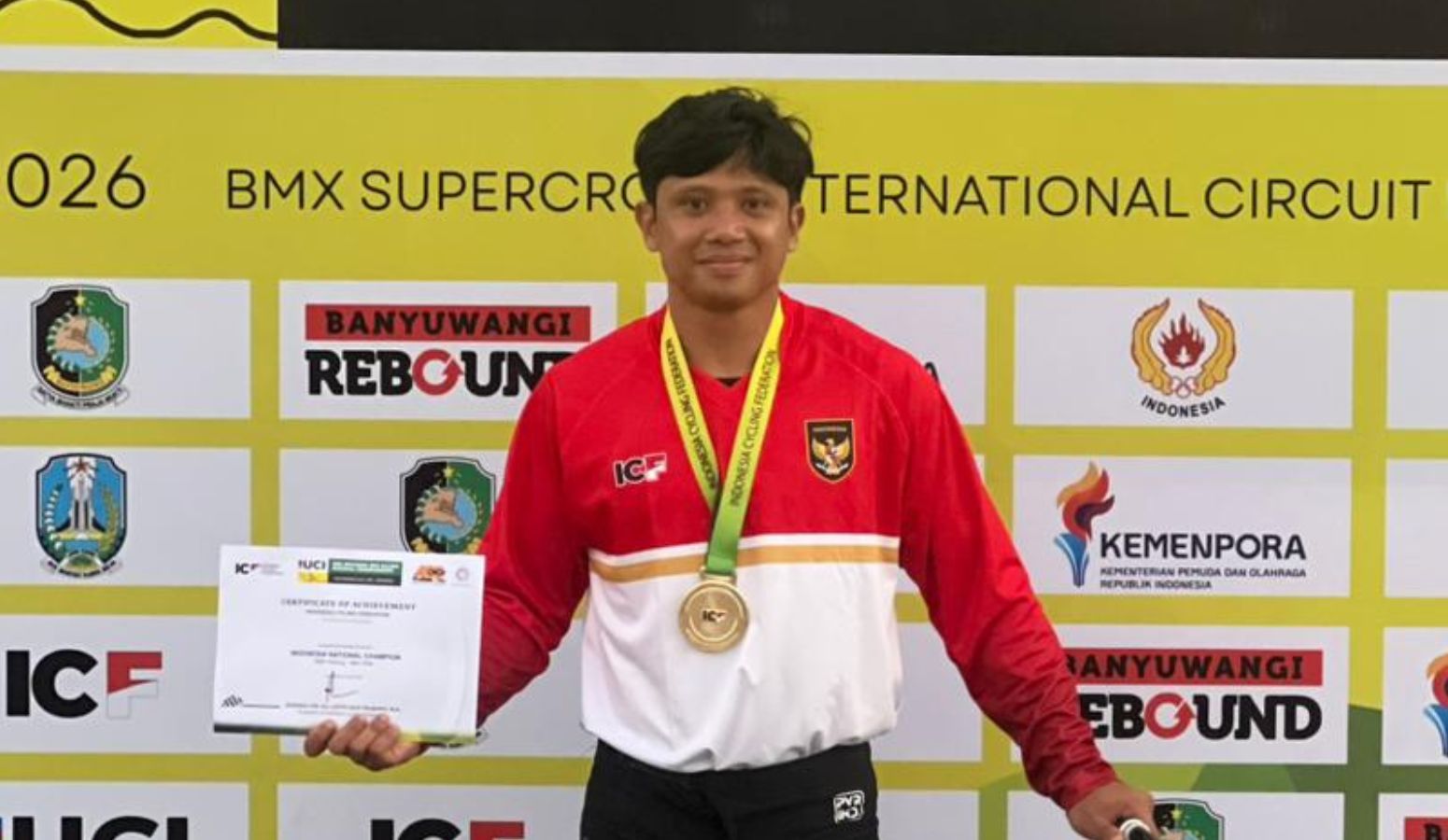 Kembali Naik Podium, Firman Chandra Rajai BMX National Championship 2026